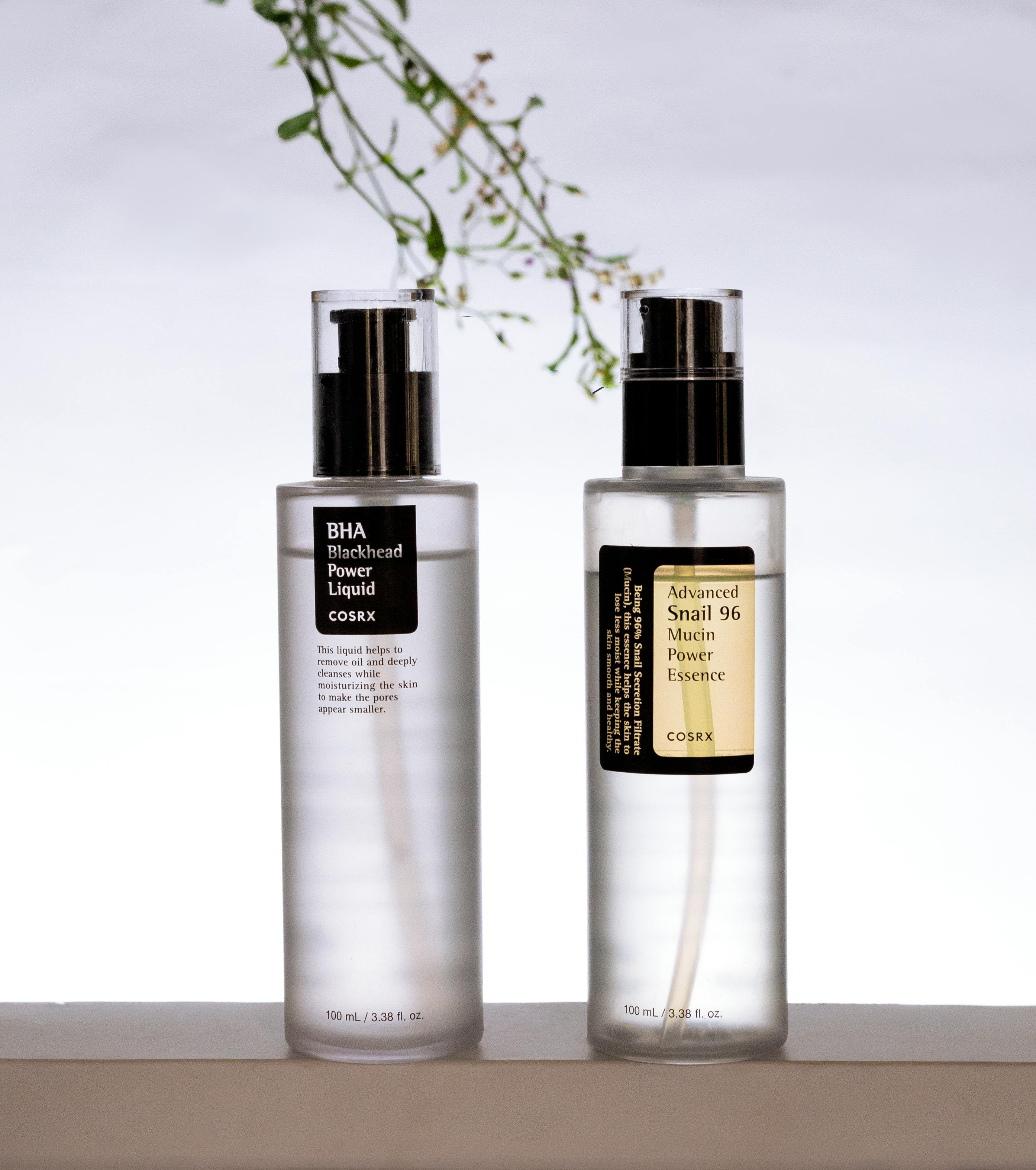 COSRX BHA and Snail 96 — retinol era products