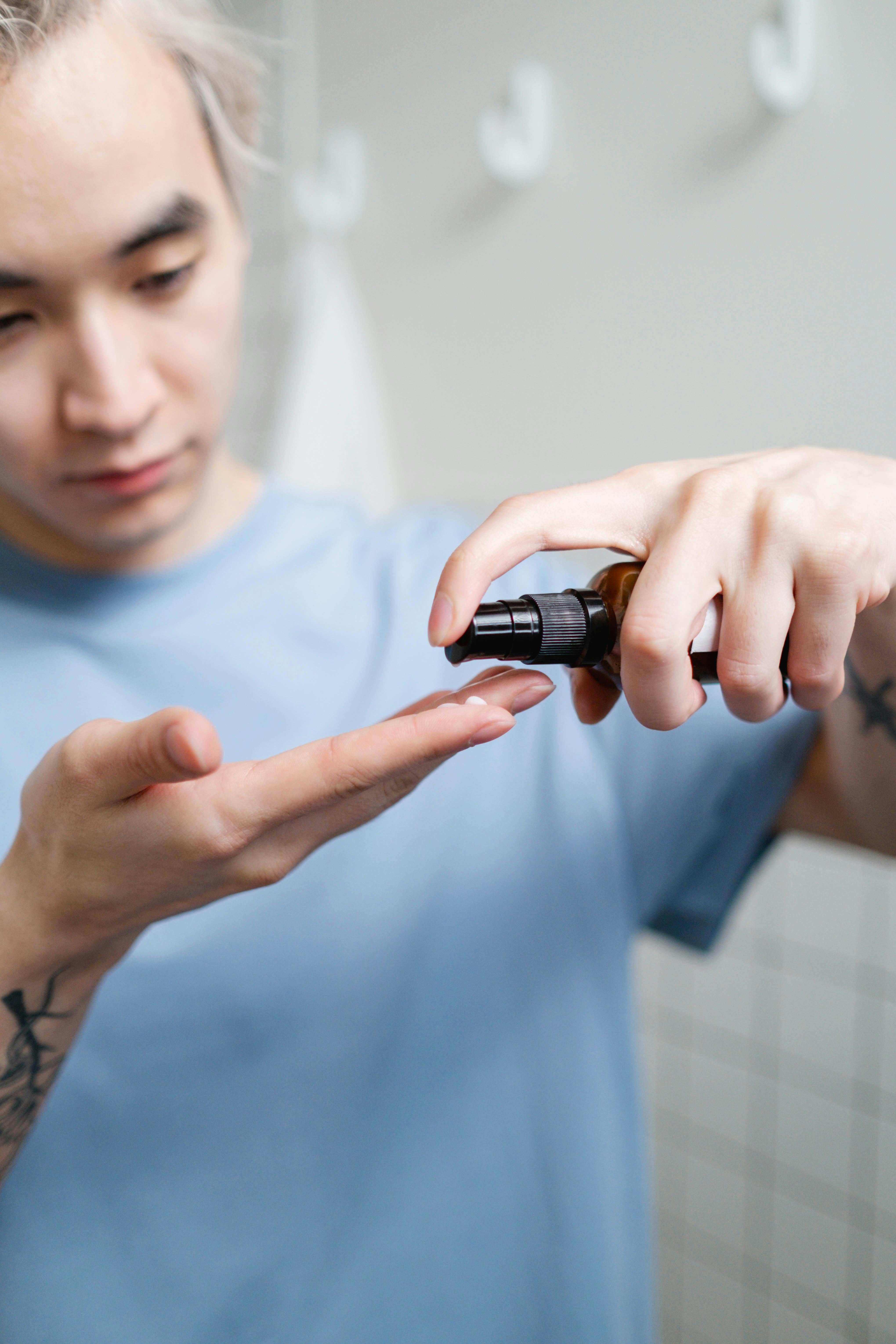 Applying serum — correct K-beauty technique
